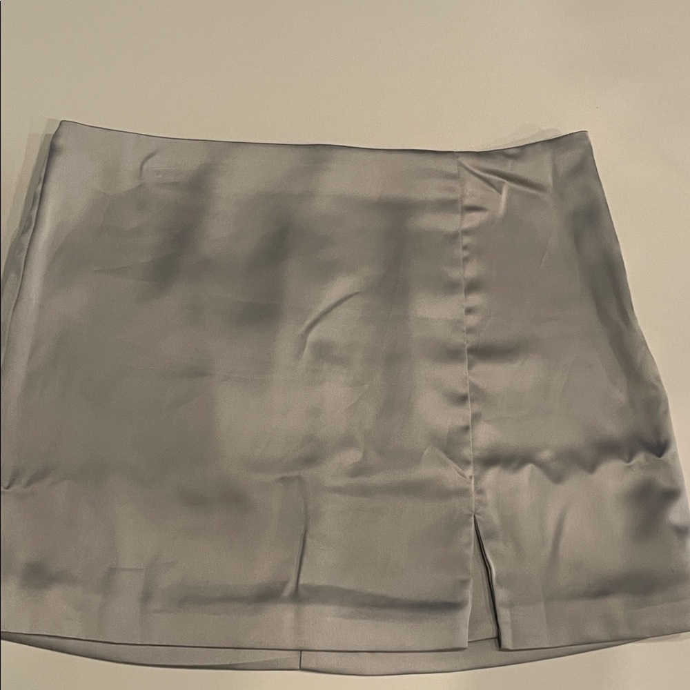 Wild Fable Sleek Gray Mini Skirt
